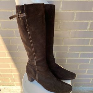 Ecco suede brown boots
